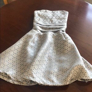 Stella M’Lia strapless dress.